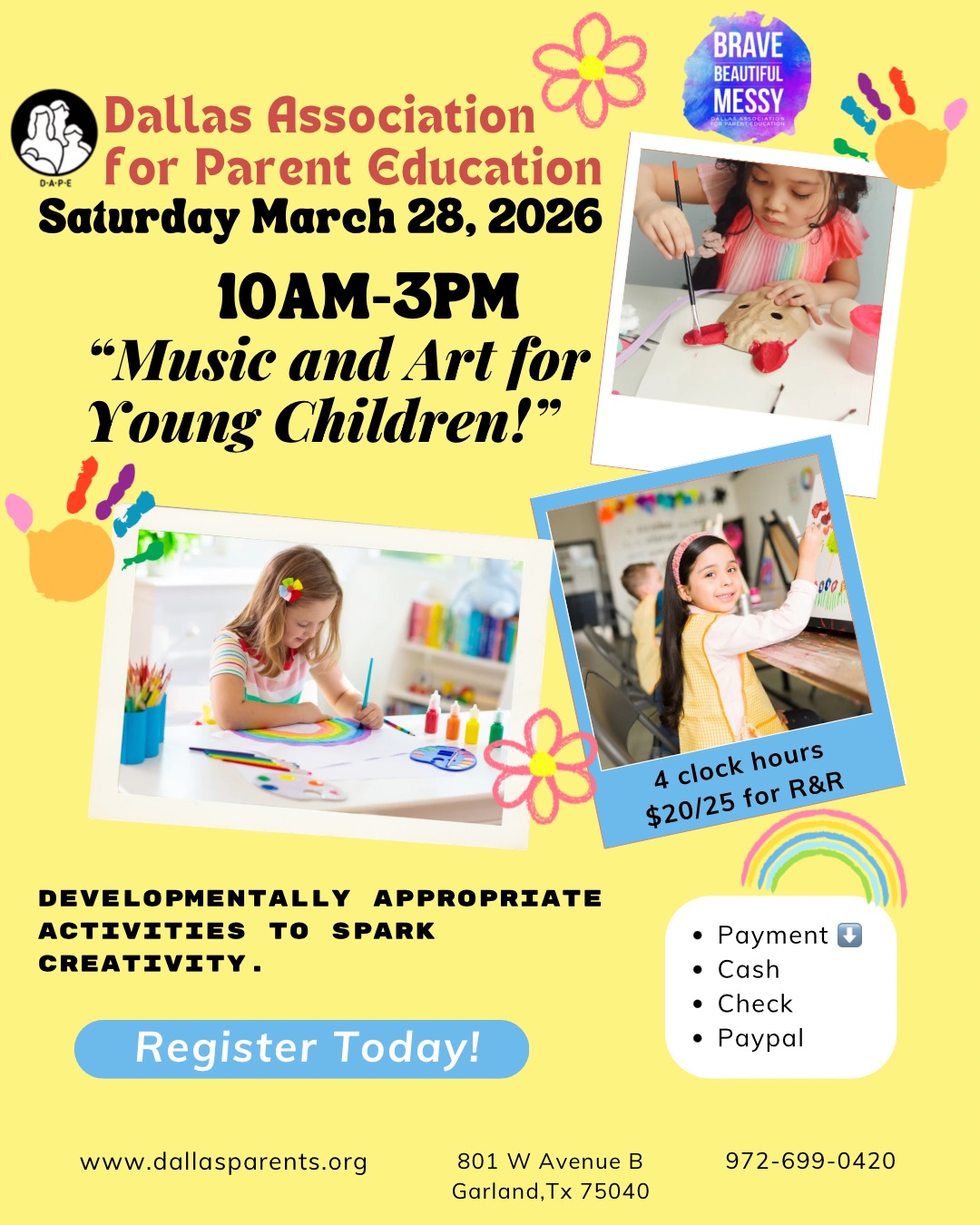 March Workshop Flyer March Workshop Flyer