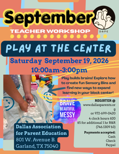 September Teacher Training Flyer September Teacher Training Flyer